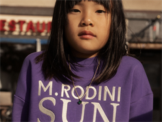 Mini Rodini offwhite tennis sweatshirt